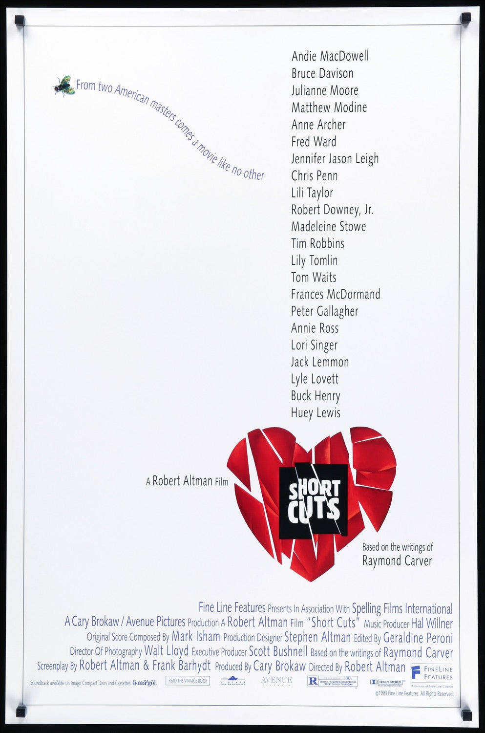 Short Cuts (1993) original movie poster for sale at Original Film Art