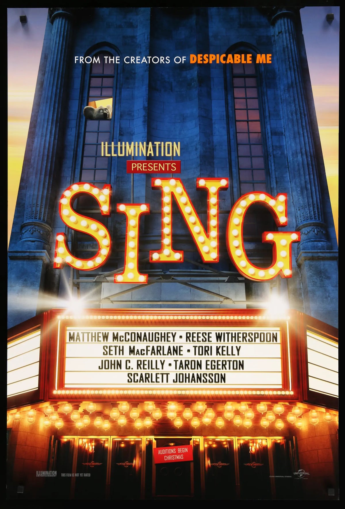 Sing (2016) original movie poster for sale at Original Film Art - Vintage Movie Posters