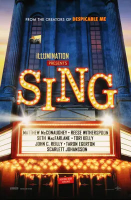Sing (2016) original movie poster for sale at Original Film Art - Vintage Movie Posters