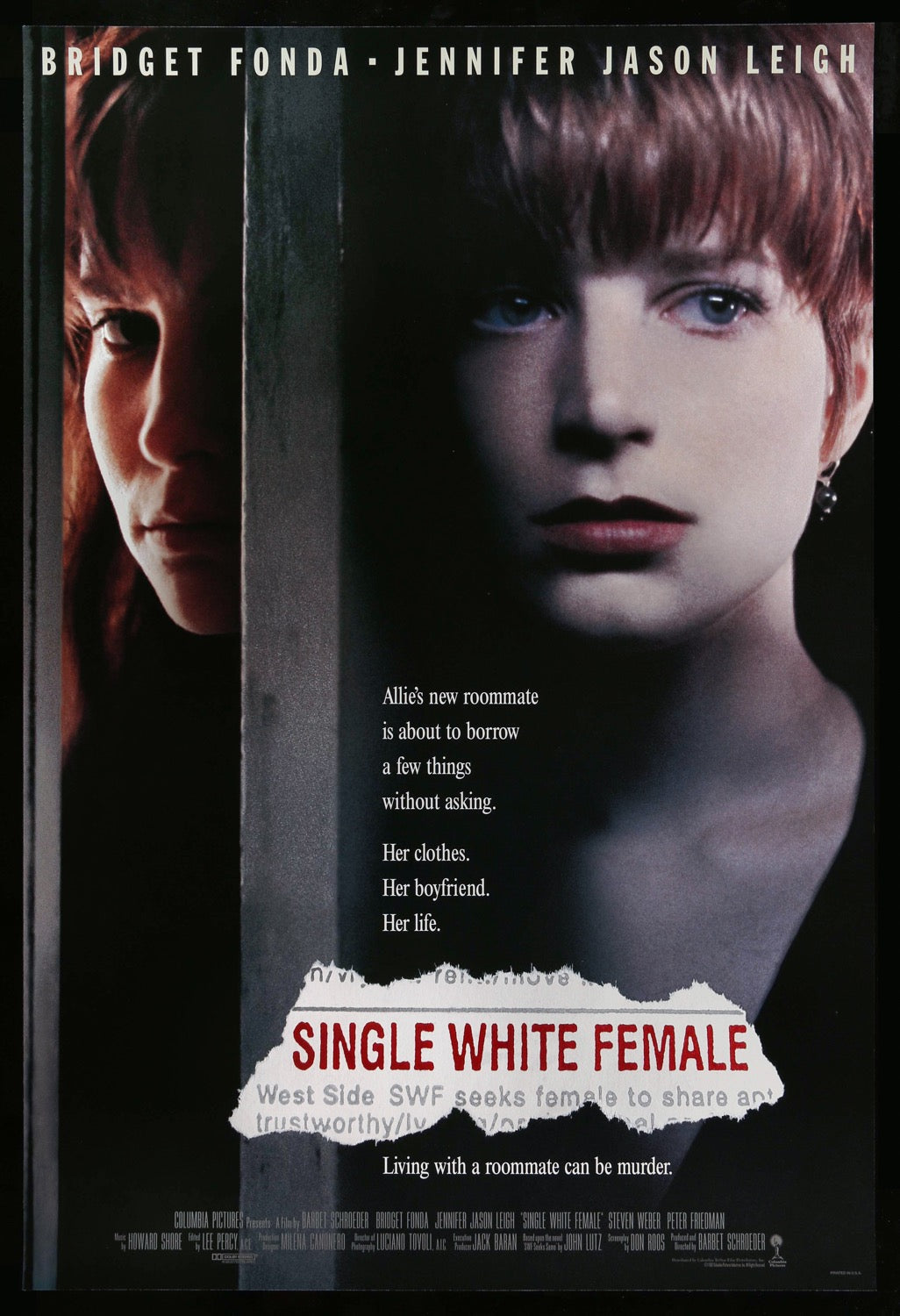 Single White Female (1992) original movie poster for sale at Original Film Art