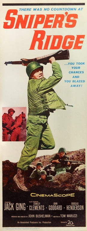 Sniper's Ridge (1961) original movie poster for sale at Original Film Art