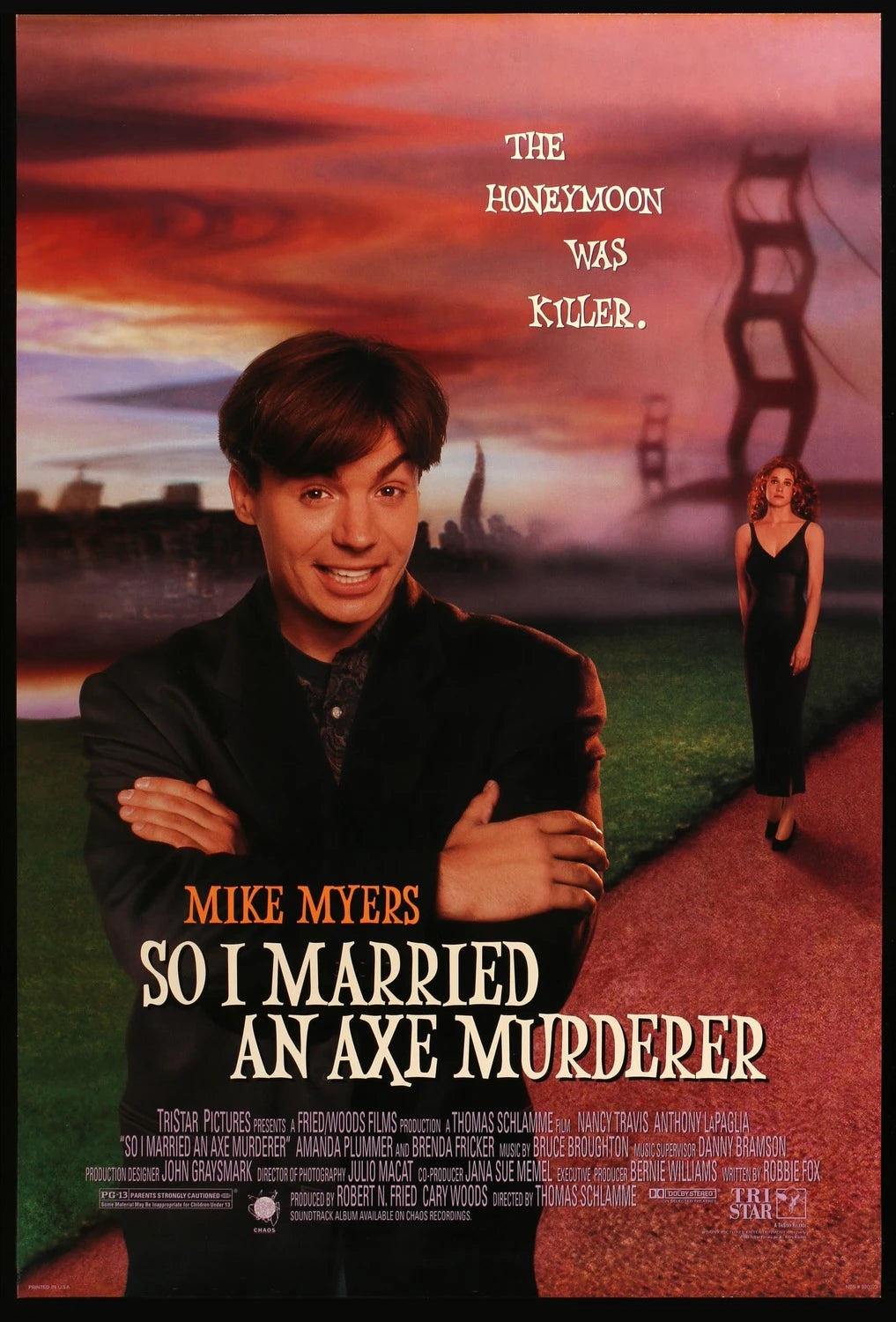 So I Married an Axe Murderer (1993) original movie poster for sale at Original Film Art - Vintage Movie Posters
