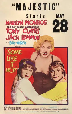Some Like It Hot (1959) original movie poster for sale at Original Film Art - Vintage Movie Posters
