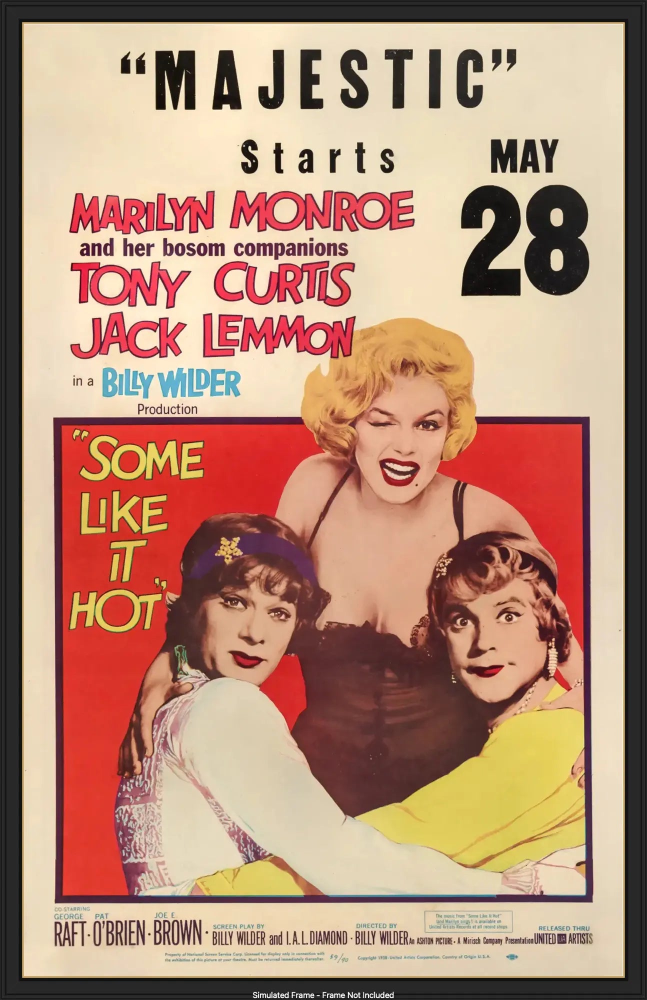Some Like It Hot (1959) original movie poster for sale at Original Film Art
