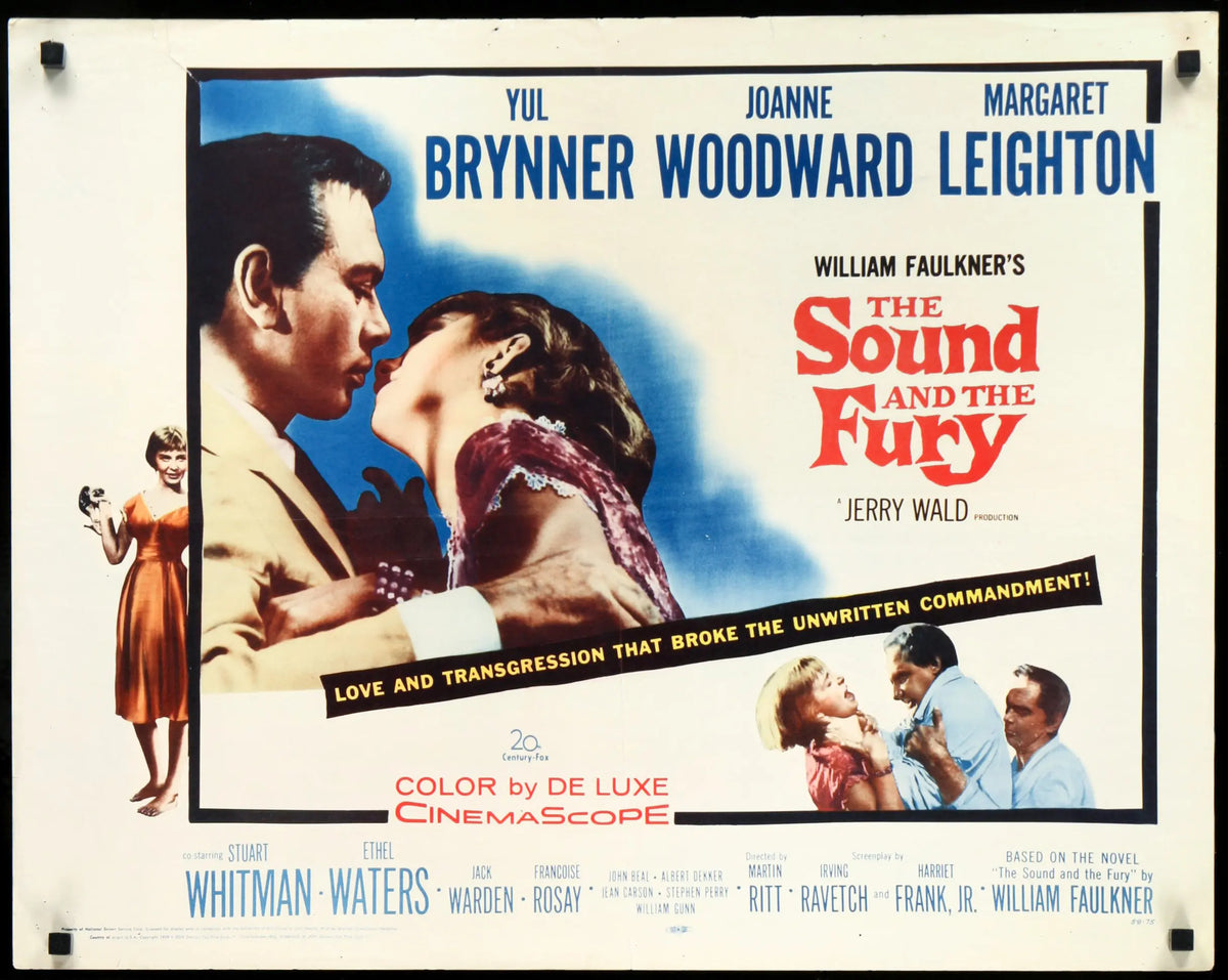 Sound and the Fury (1959) original movie poster for sale at Original Film Art