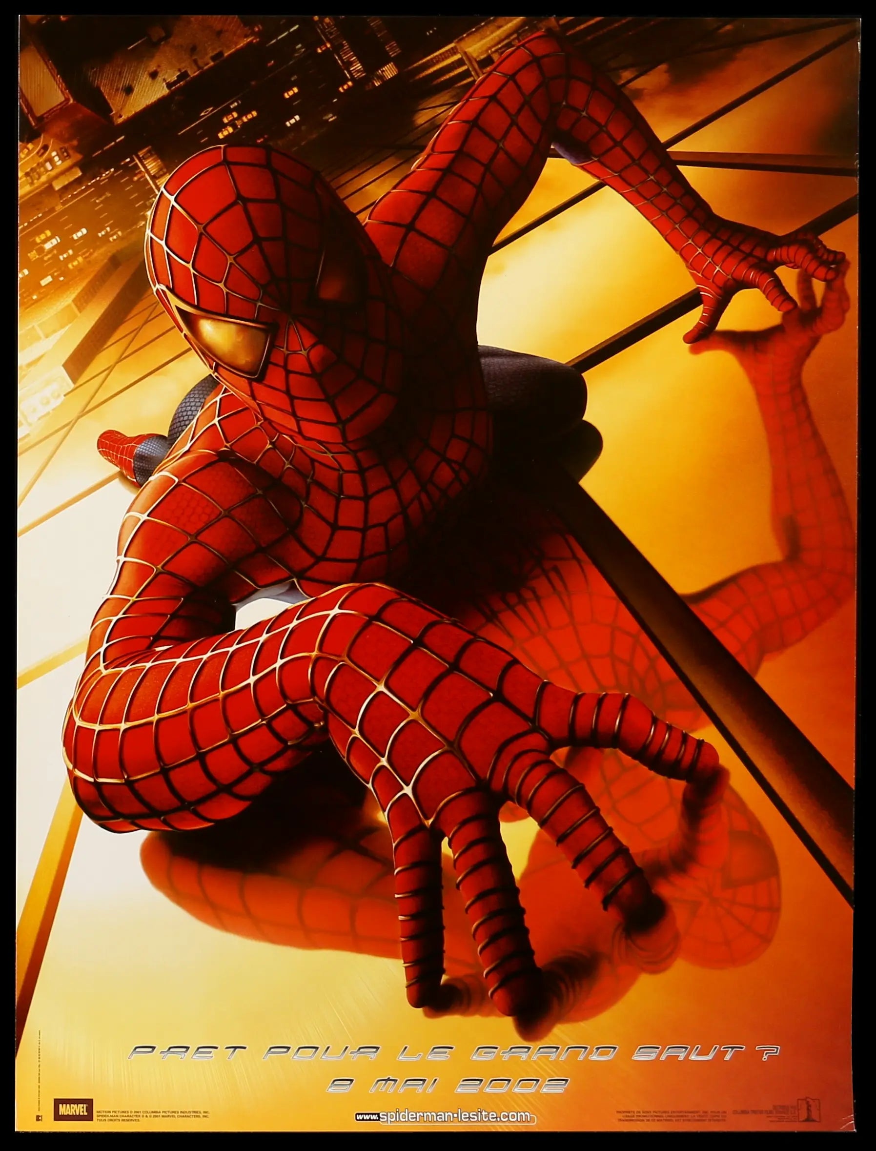 Spider man movie poster Banque de photographies et d'images à