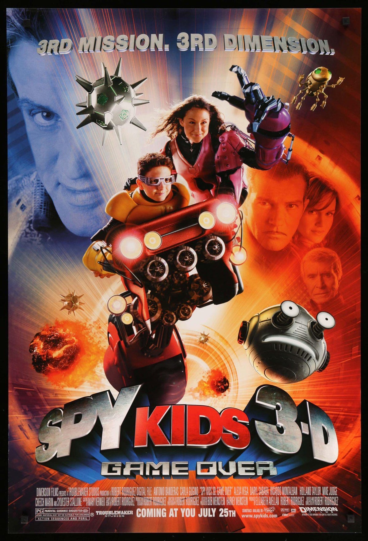 Spy Kids 3-D: Game Over (2003) original movie poster for sale at Original Film Art