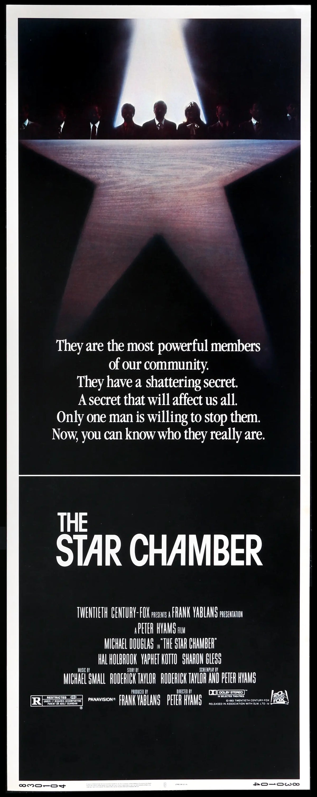 Star Chamber (1983) original movie poster for sale at Original Film Art