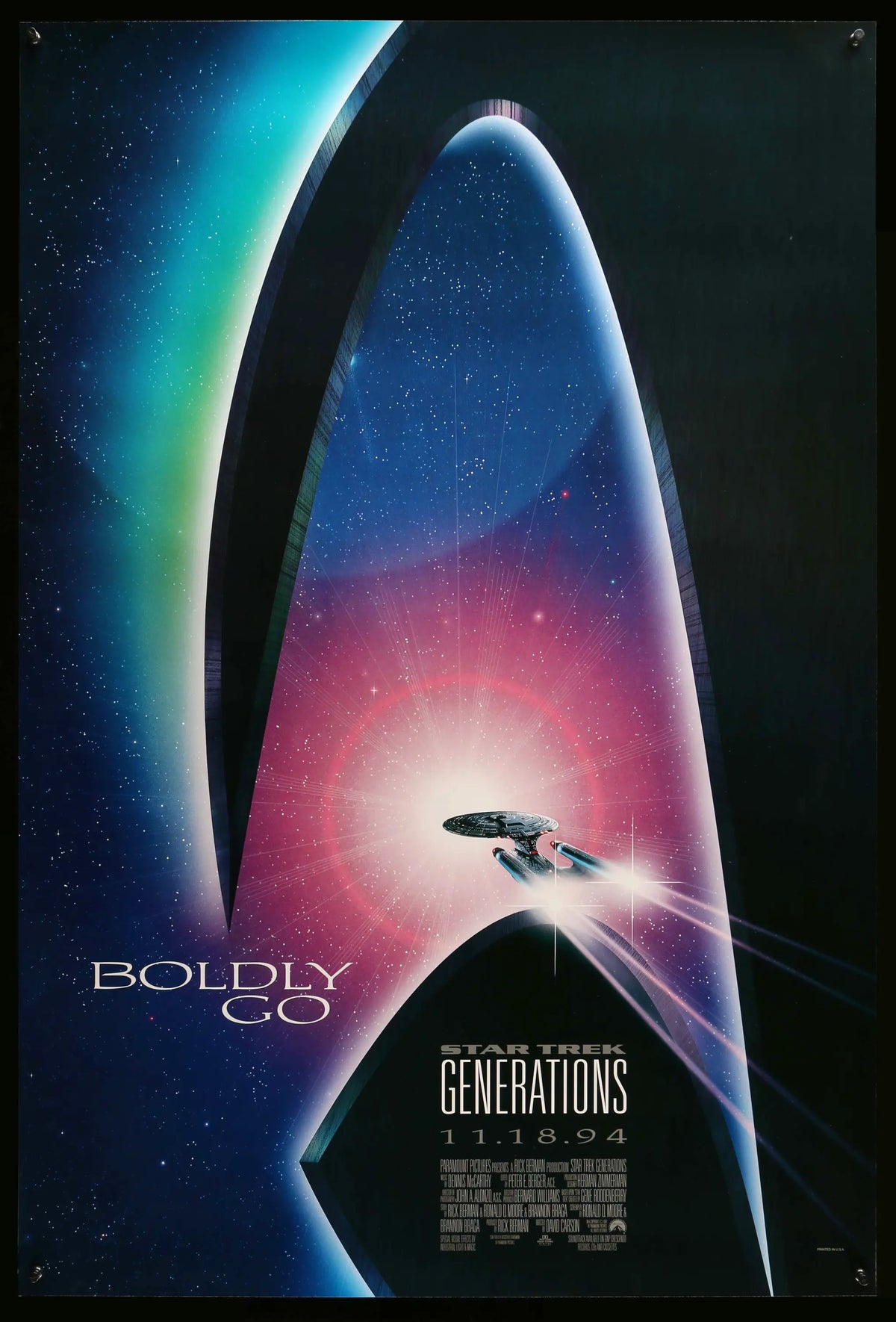 Star Trek: Generations (1994) original movie poster for sale at Original Film Art