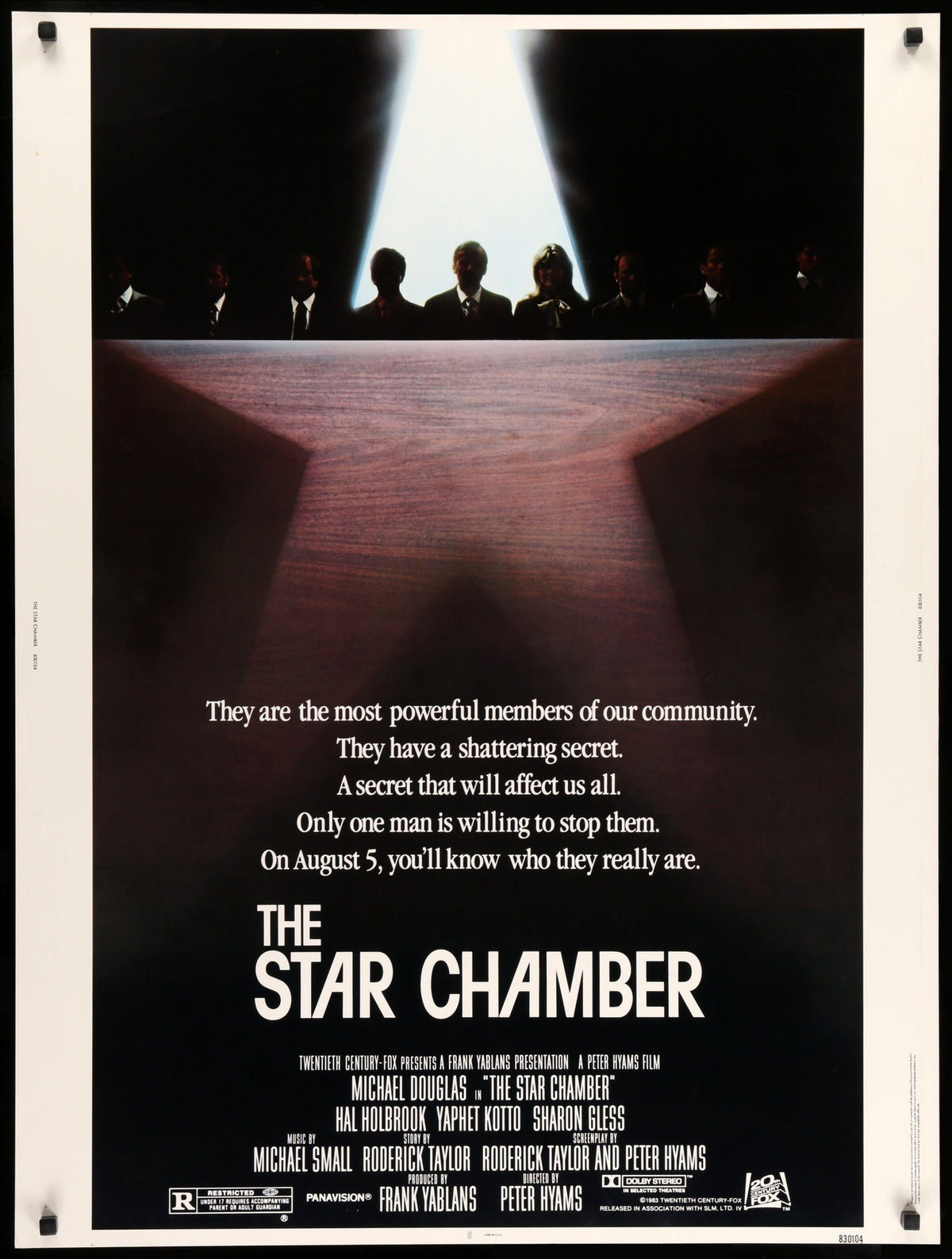Star Chamber (1983) original movie poster for sale at Original Film Art - Vintage Movie Posters