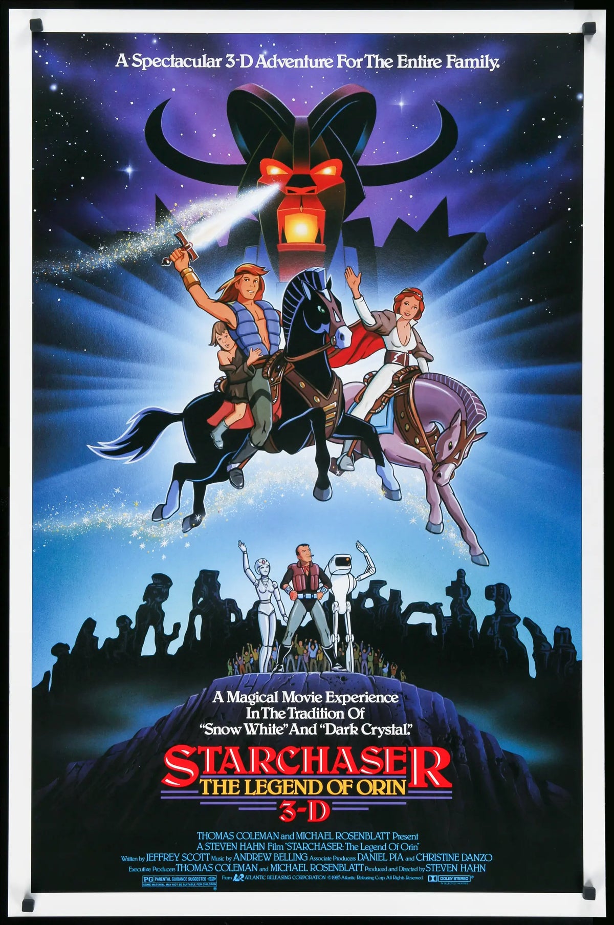 Starchaser - The Legend of Orin in 3-D (1985) original movie poster for sale at Original Film Art - Vintage Movie Posters