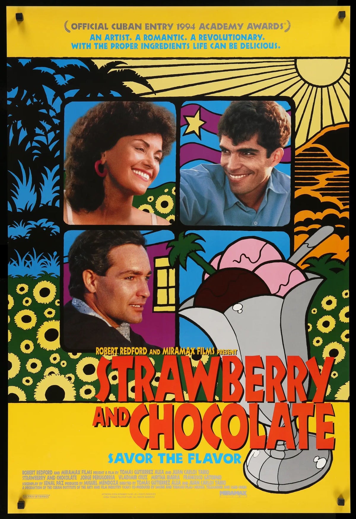 Strawberry and Chocolate (1993) original movie poster for sale at Original Film Art - Vintage Movie Posters