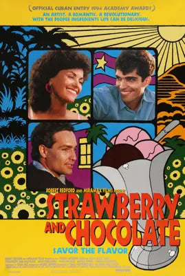 Strawberry and Chocolate (1993) original movie poster for sale at Original Film Art - Vintage Movie Posters