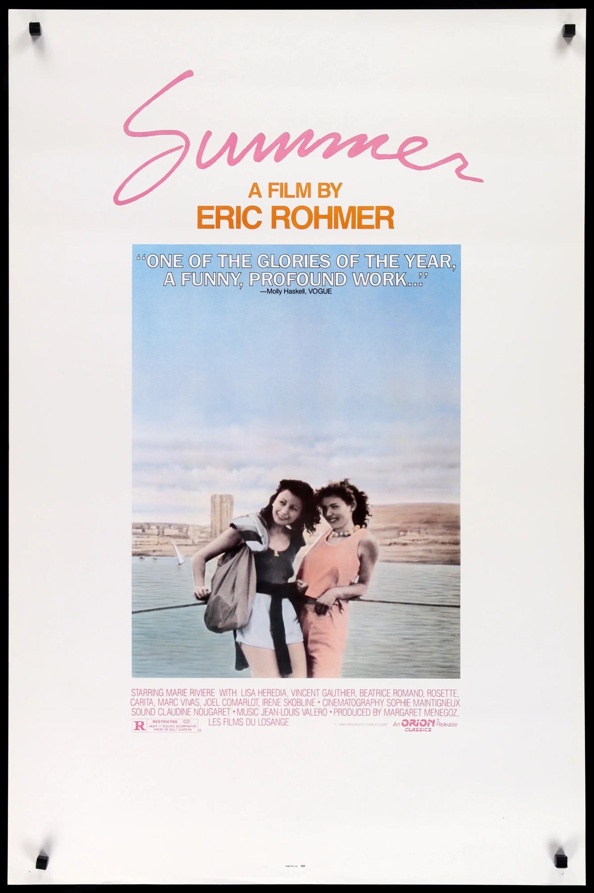 Summer (1986) original movie poster for sale at Original Film Art - Vintage Movie Posters