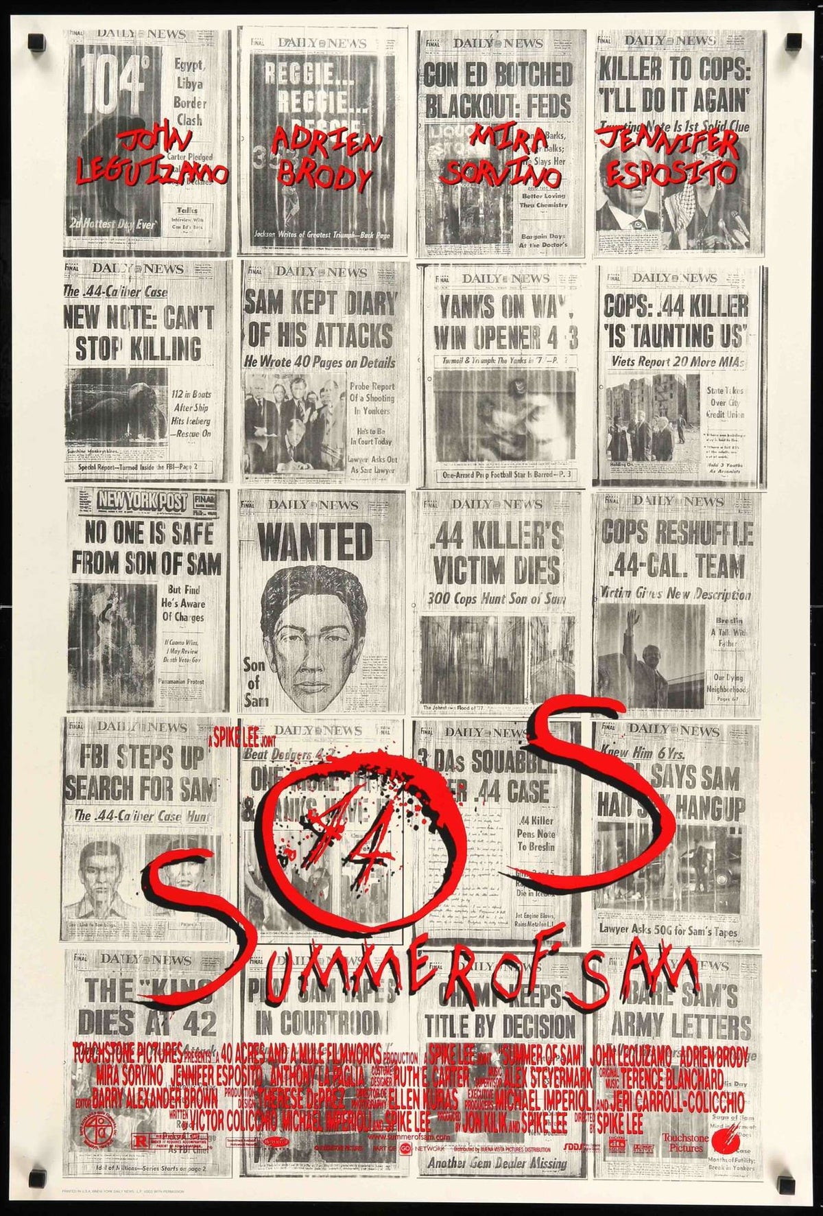 Summer of Sam (1999) original movie poster for sale at Original Film Art