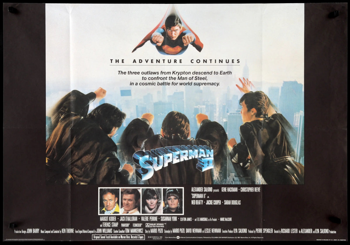 Superman II (1980) original movie poster for sale at Original Film Art