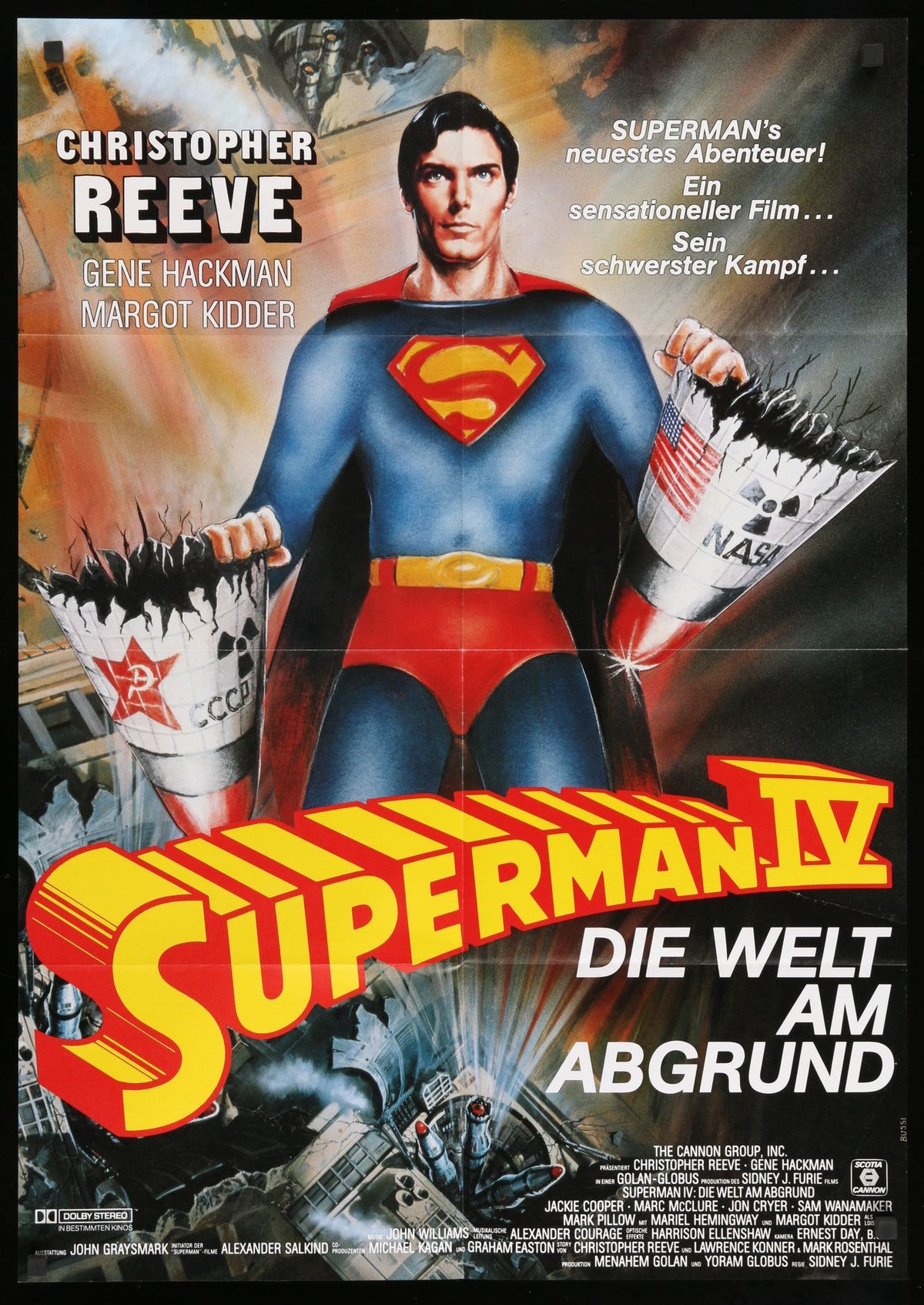 Superman IV: The Quest For Peace (1987) original movie poster for sale at Original Film Art