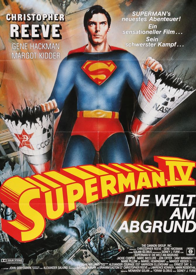 Superman IV: The Quest For Peace (1987) original movie poster for sale at Original Film Art