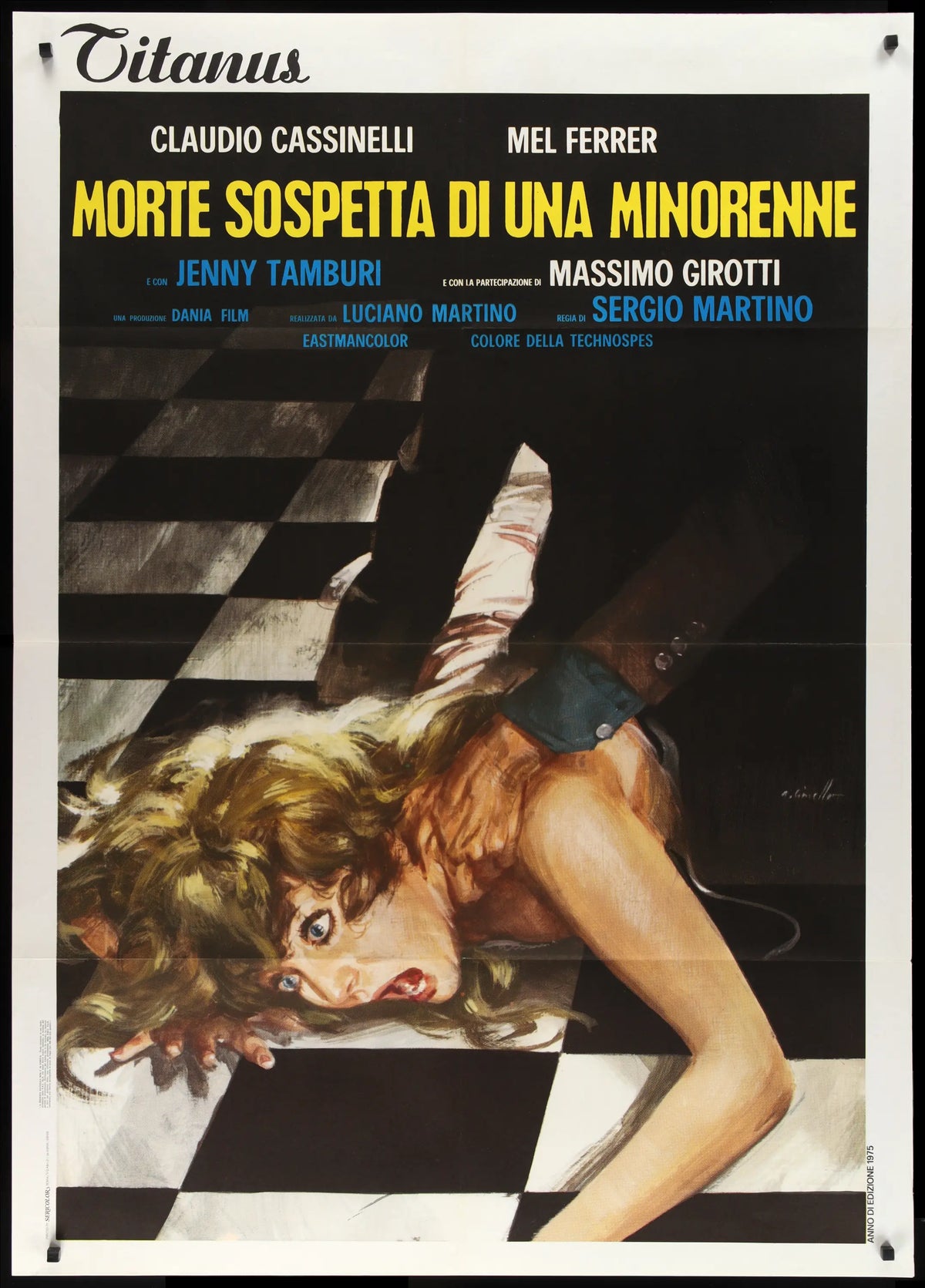 Suspicious Death of a Minor (1975) original movie poster for sale at Original Film Art - Vintage Movie Posters
