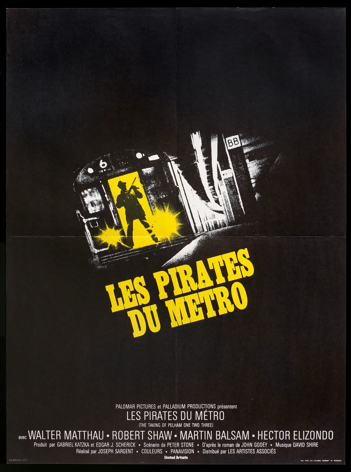 Taking of Pelham One Two Three (1974) original movie poster for sale at Original Film Art - Vintage Movie Posters