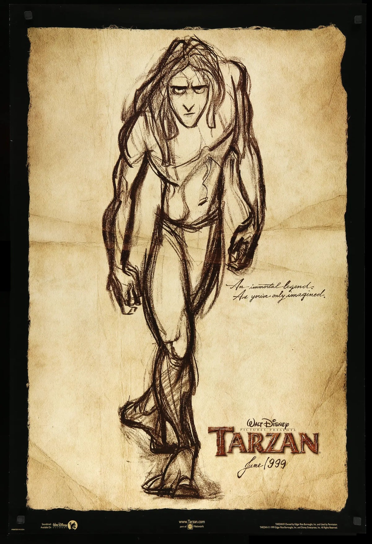 Tarzan (1999) original movie poster for sale at Original Film Art