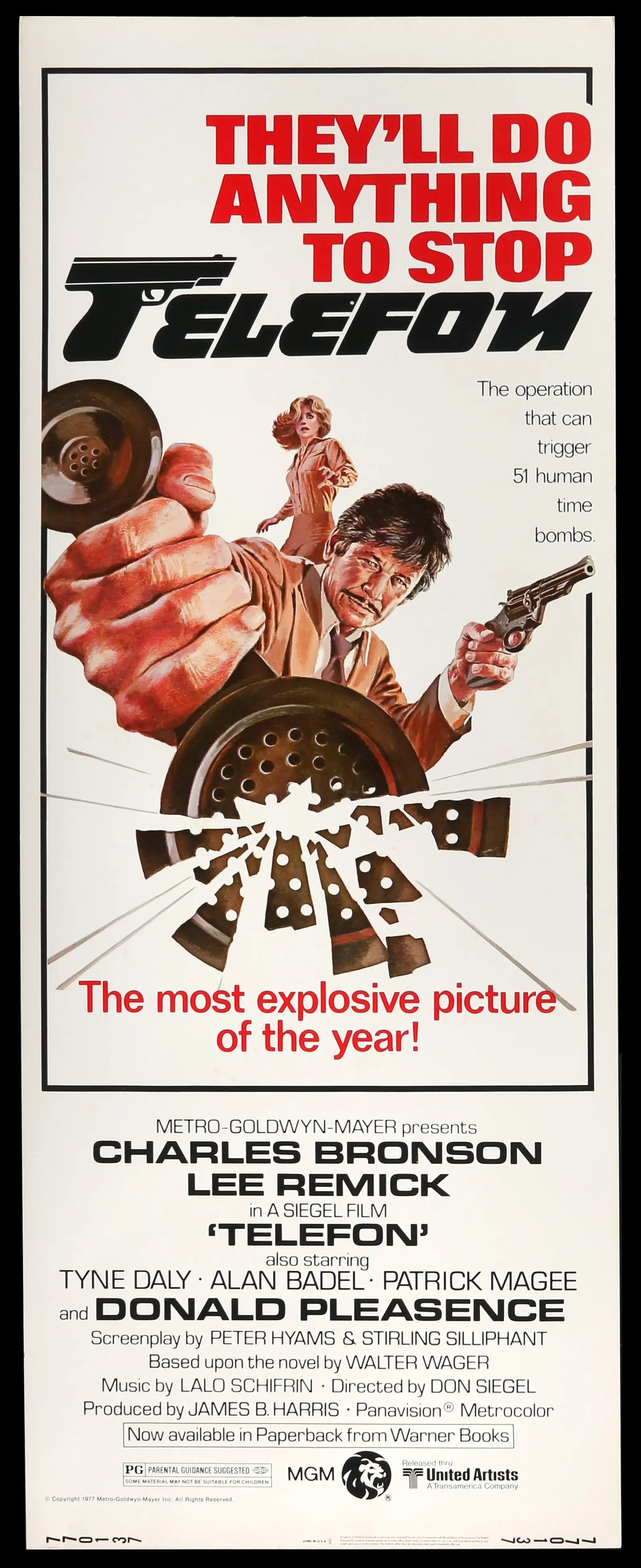 Telefon (1977) original movie poster for sale at Original Film Art