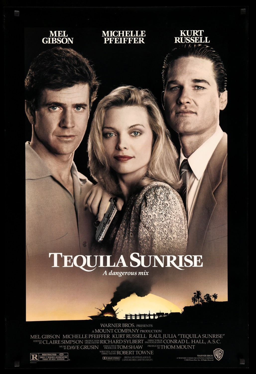 Tequila Sunrise (1988) original movie poster for sale at Original Film Art