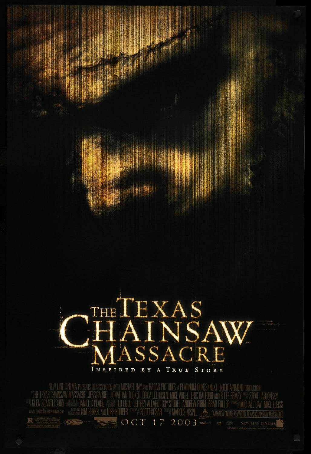 Texas Chainsaw Massacre (2003) original movie poster for sale at Original Film Art - Vintage Movie Posters