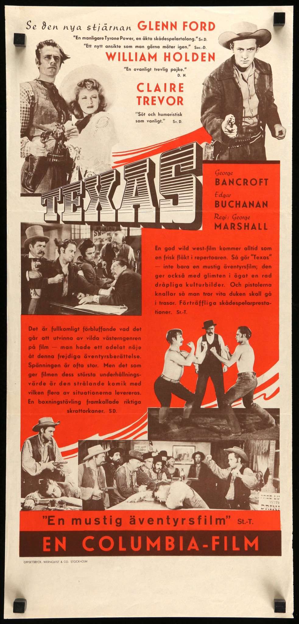 Texas (1941) original movie poster for sale at Original Film Art