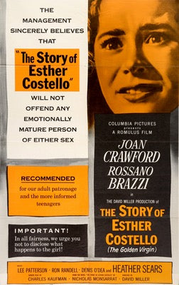 Story of Esther Costello (1957) original movie poster for sale at Original Film Art - Vintage Movie Posters