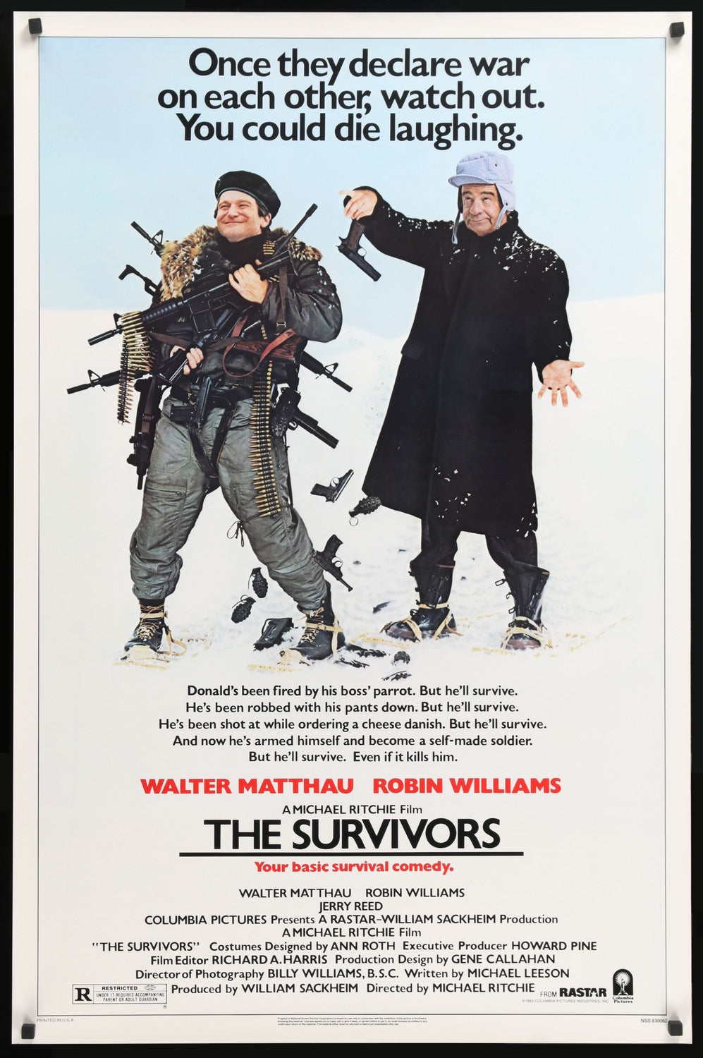 Survivors (1983) original movie poster for sale at Original Film Art - Vintage Movie Posters