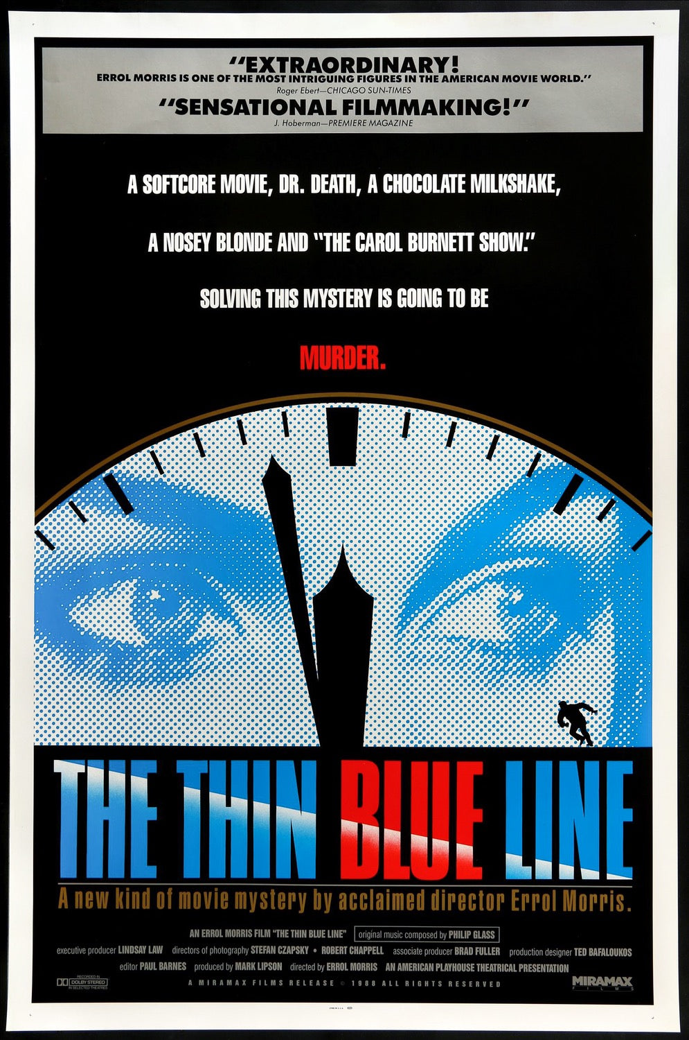 Thin Blue Line (1988) original movie poster for sale at Original Film Art