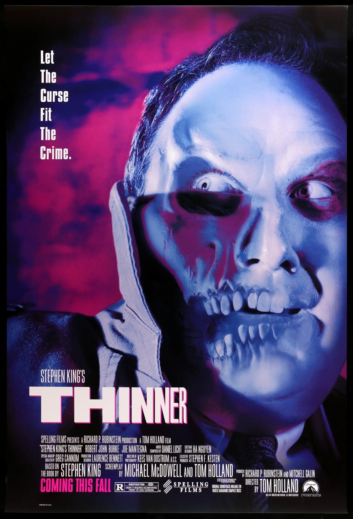 Thinner (1996) original movie poster for sale at Original Film Art