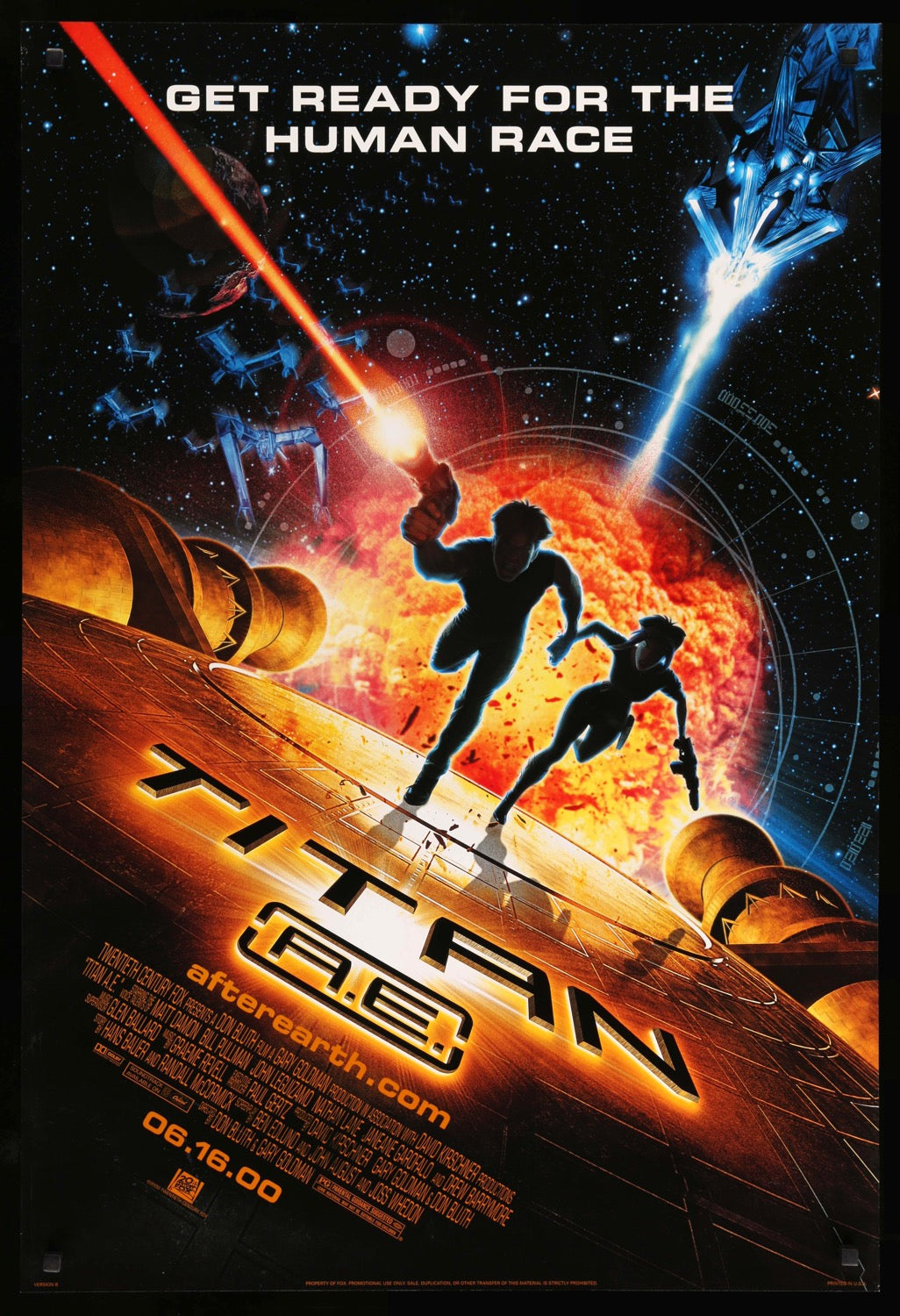 Titan A.E. (2000) original movie poster for sale at Original Film Art - Vintage Movie Posters