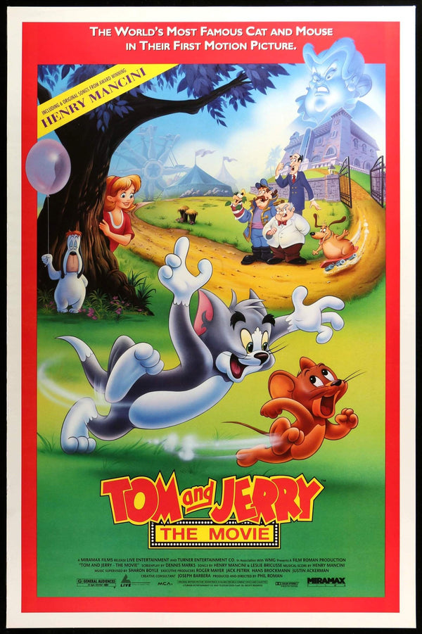 Tom and Jerry The Movie (1992) Original OneSheet Movie Poster