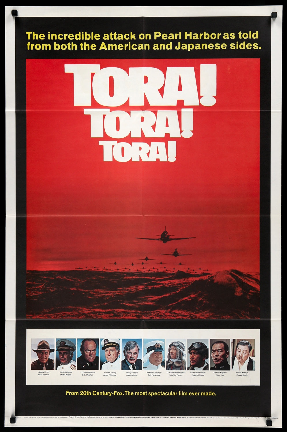 Tora Tora Tora (1970) original movie poster for sale at Original Film Art