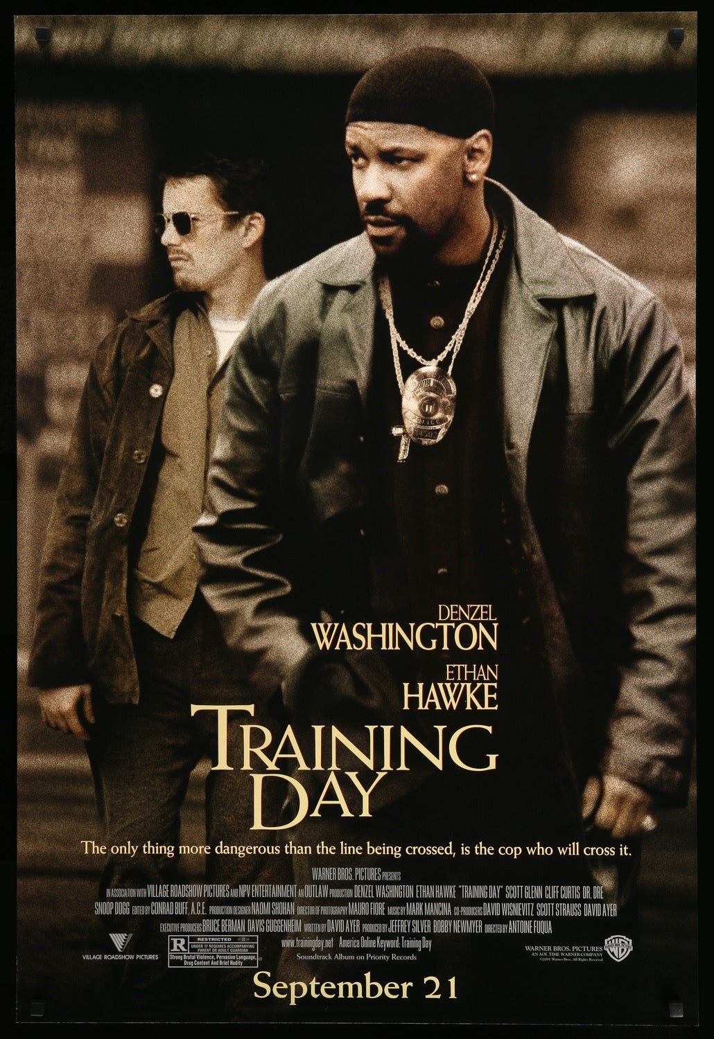Training Day (2001) original movie poster for sale at Original Film Art
