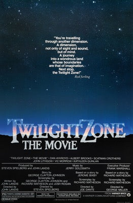 Twilight Zone The Movie 1983 Original One Sheet Movie Poster