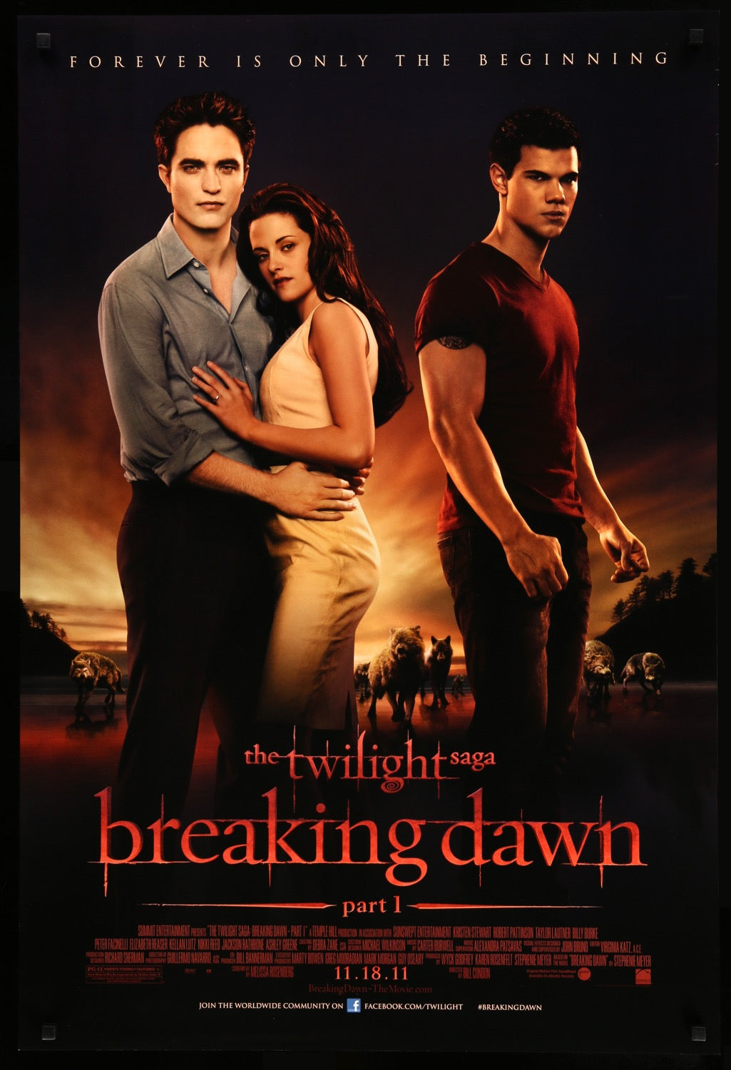 Twilight Saga - Breaking Dawn - Part 1 (2011) original movie poster for sale at Original Film Art