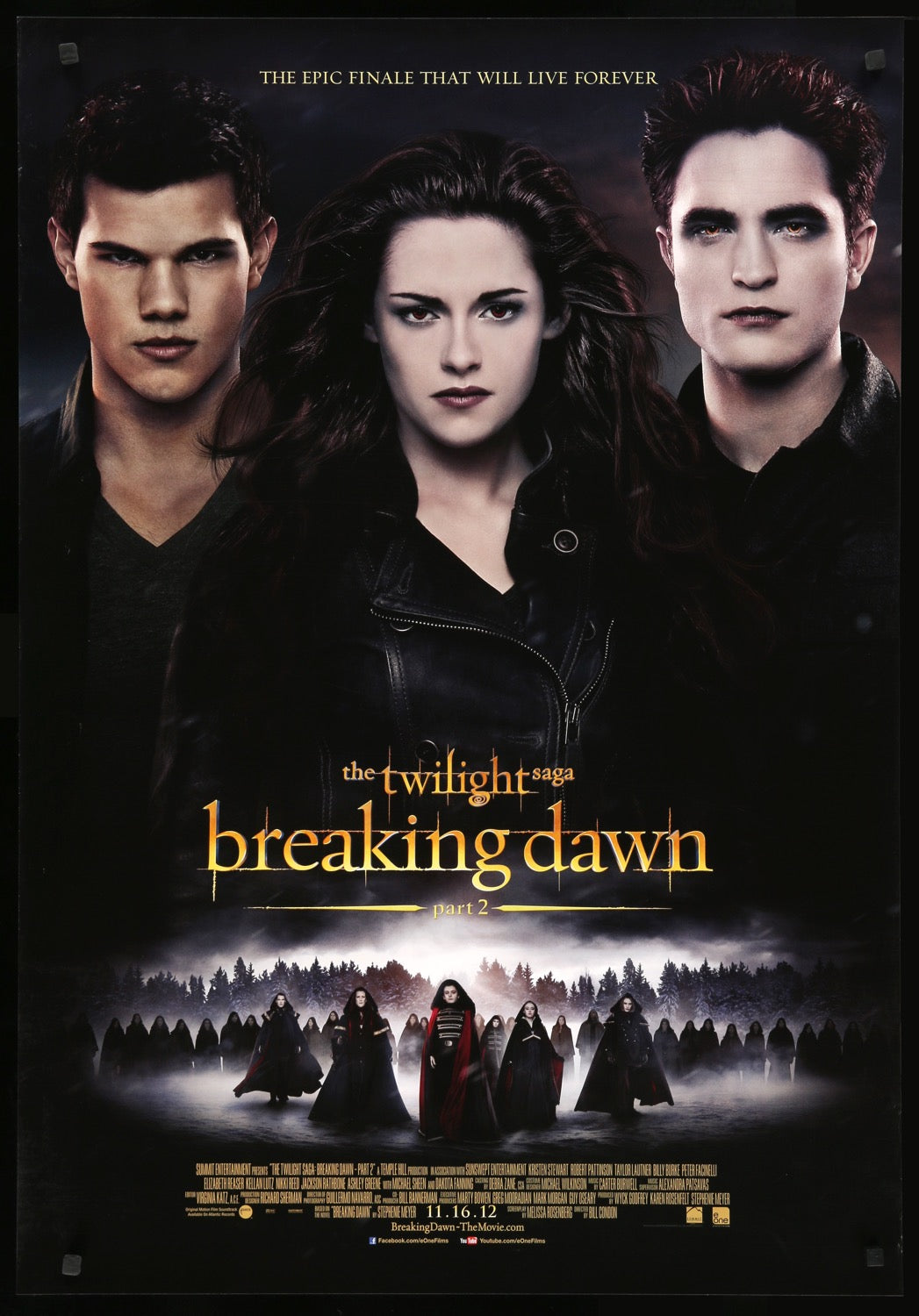 Twilight Saga - Breaking Dawn - Part 2 (2012) original movie poster for sale at Original Film Art