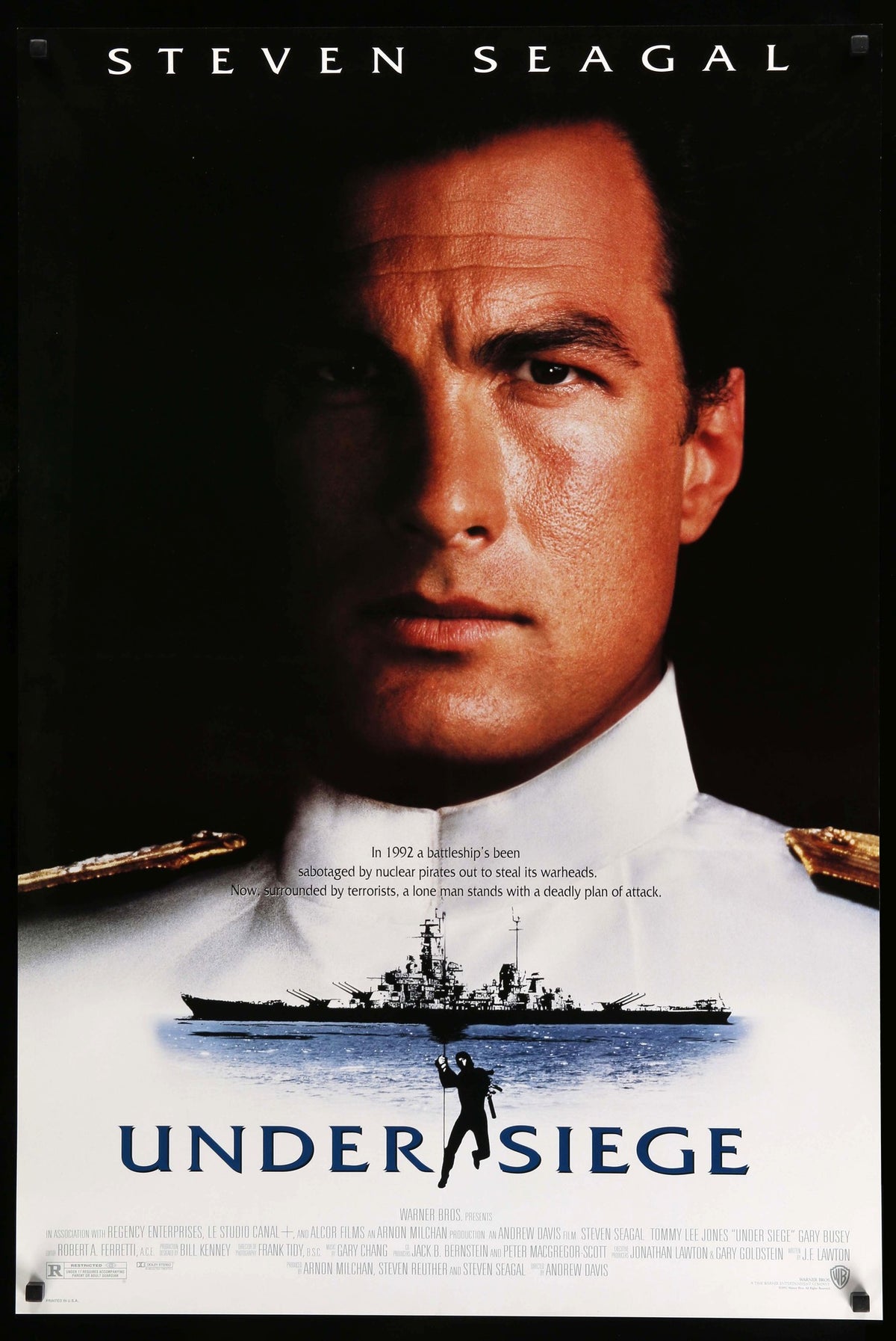 Under Siege (1992) original movie poster for sale at Original Film Art - Vintage Movie Posters