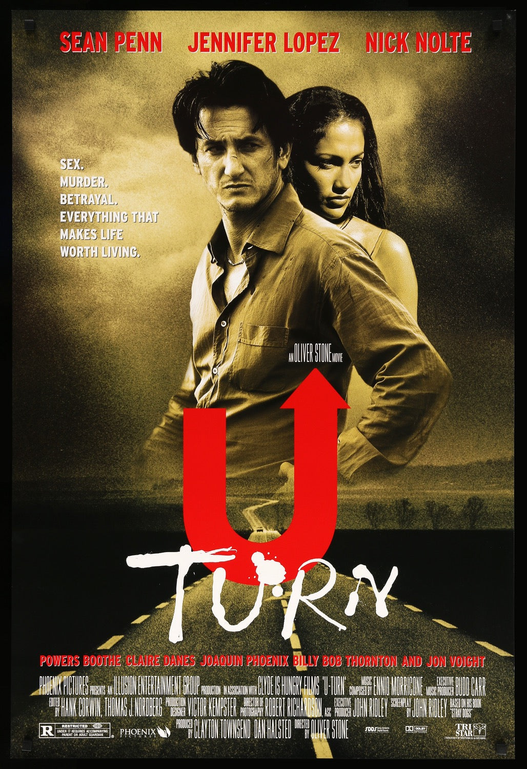 U Turn (1997) original movie poster for sale at Original Film Art - Vintage Movie Posters