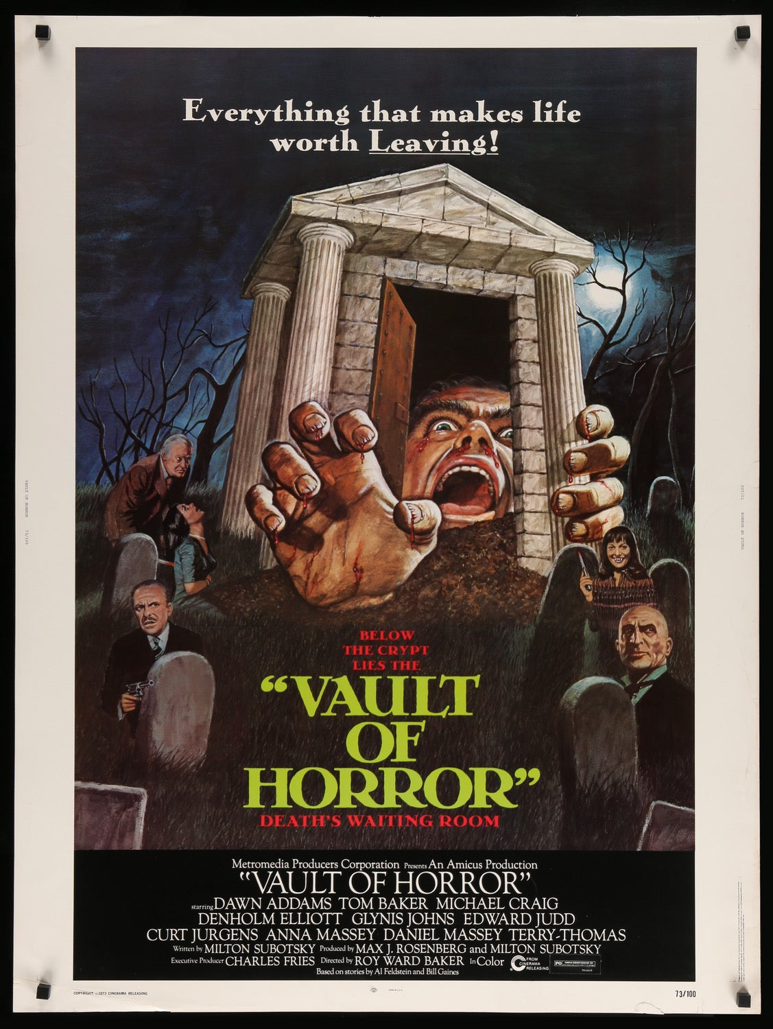 Vault of Horror (1973) original movie poster for sale at Original Film Art - Vintage Movie Posters