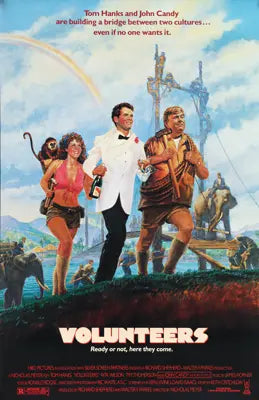 Volunteers (1985) original movie poster for sale at Original Film Art - Vintage Movie Posters