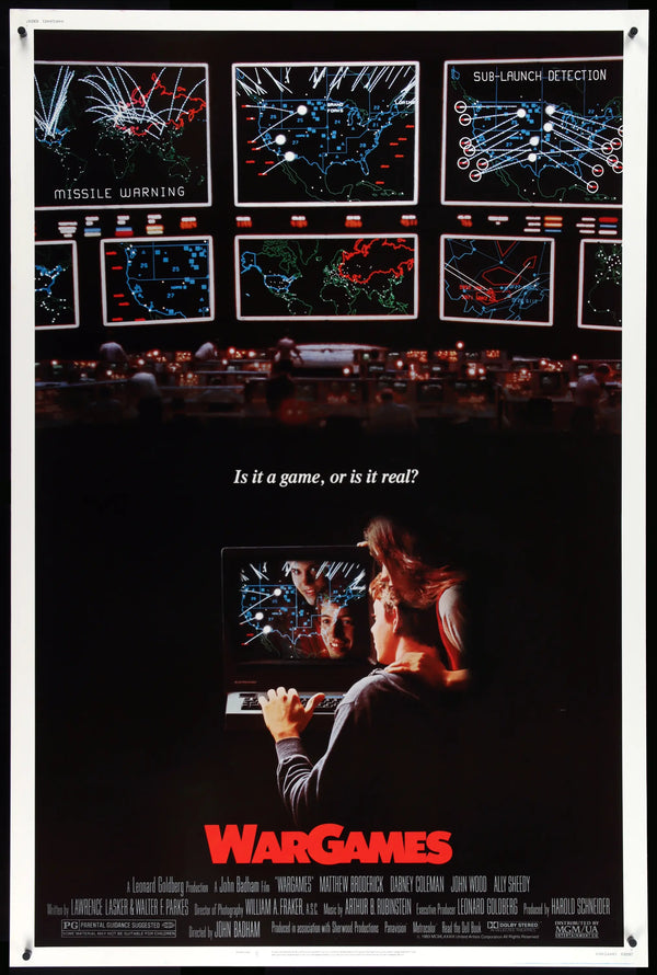 ウォー・ゲーム WarGames 80s vintage B2ポスター 当時物 ウォー・ゲーム WarGames 80s vintage B2ポスター 当時物