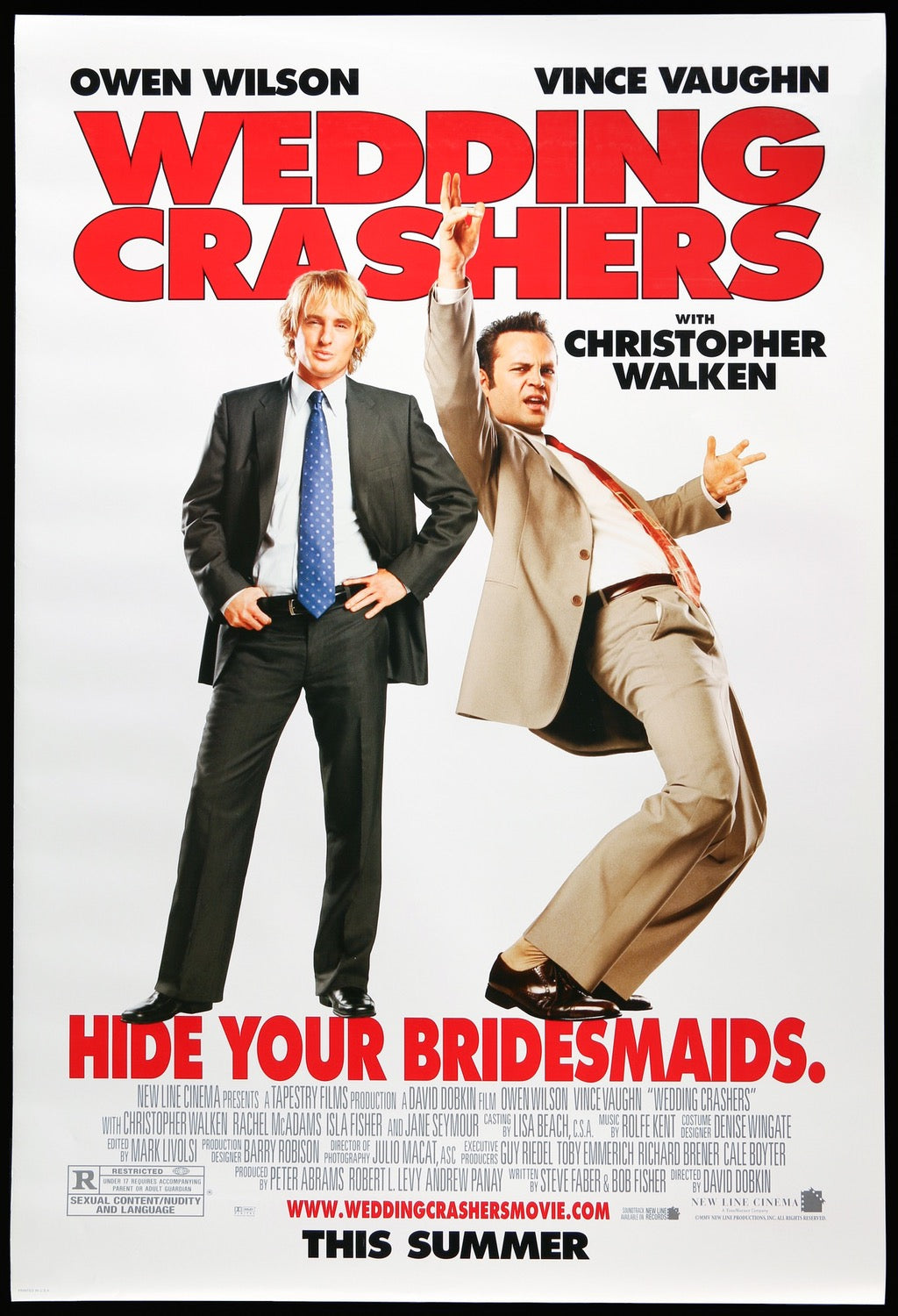 Wedding Crashers (2005) original movie poster for sale at Original Film Art