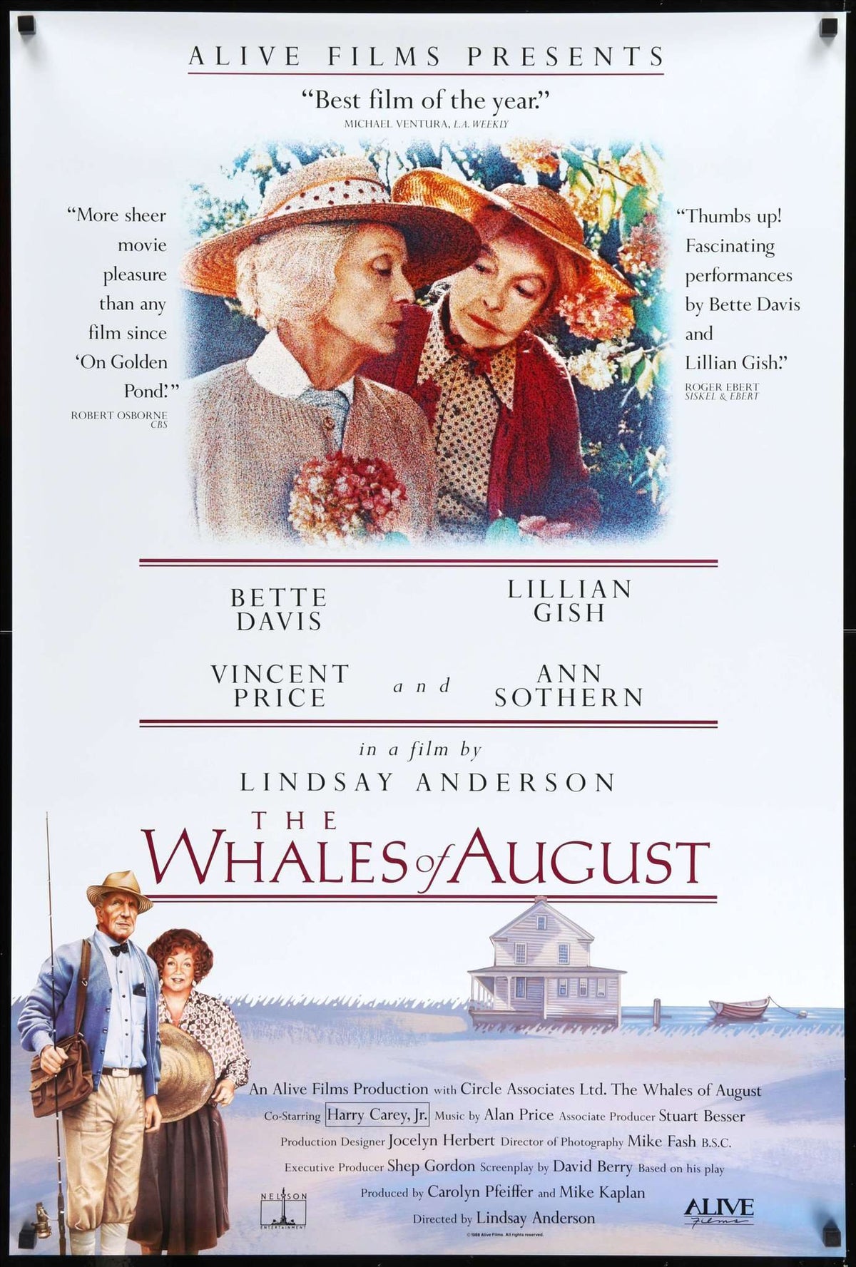 Whales of August (1987) original movie poster for sale at Original Film Art