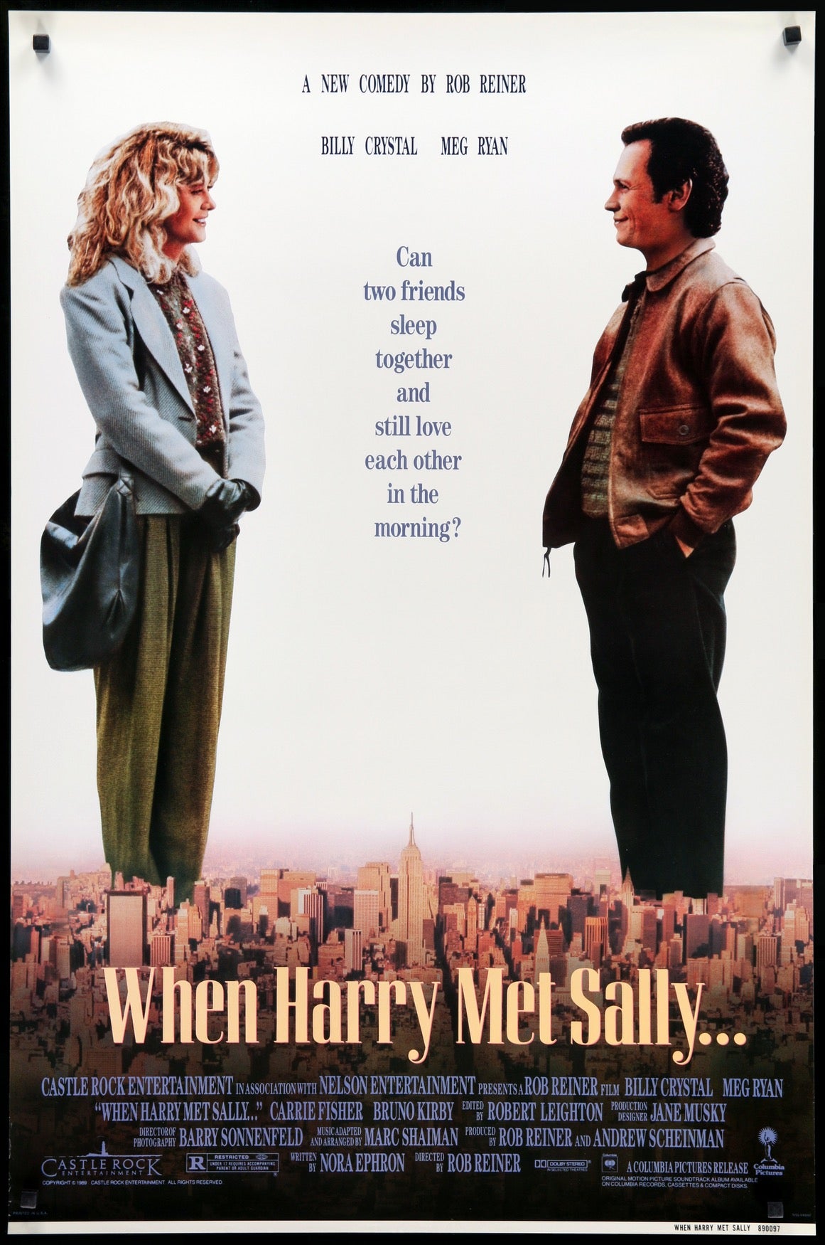 When Harry Met Sally (1989) original movie poster for sale at Original Film Art - Vintage Movie Posters