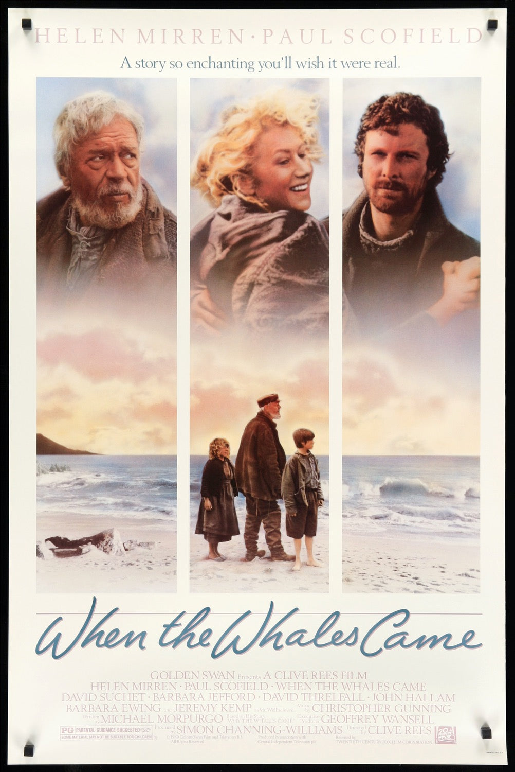 When The Whales Came (1989) original movie poster for sale at Original Film Art - Vintage Movie Posters