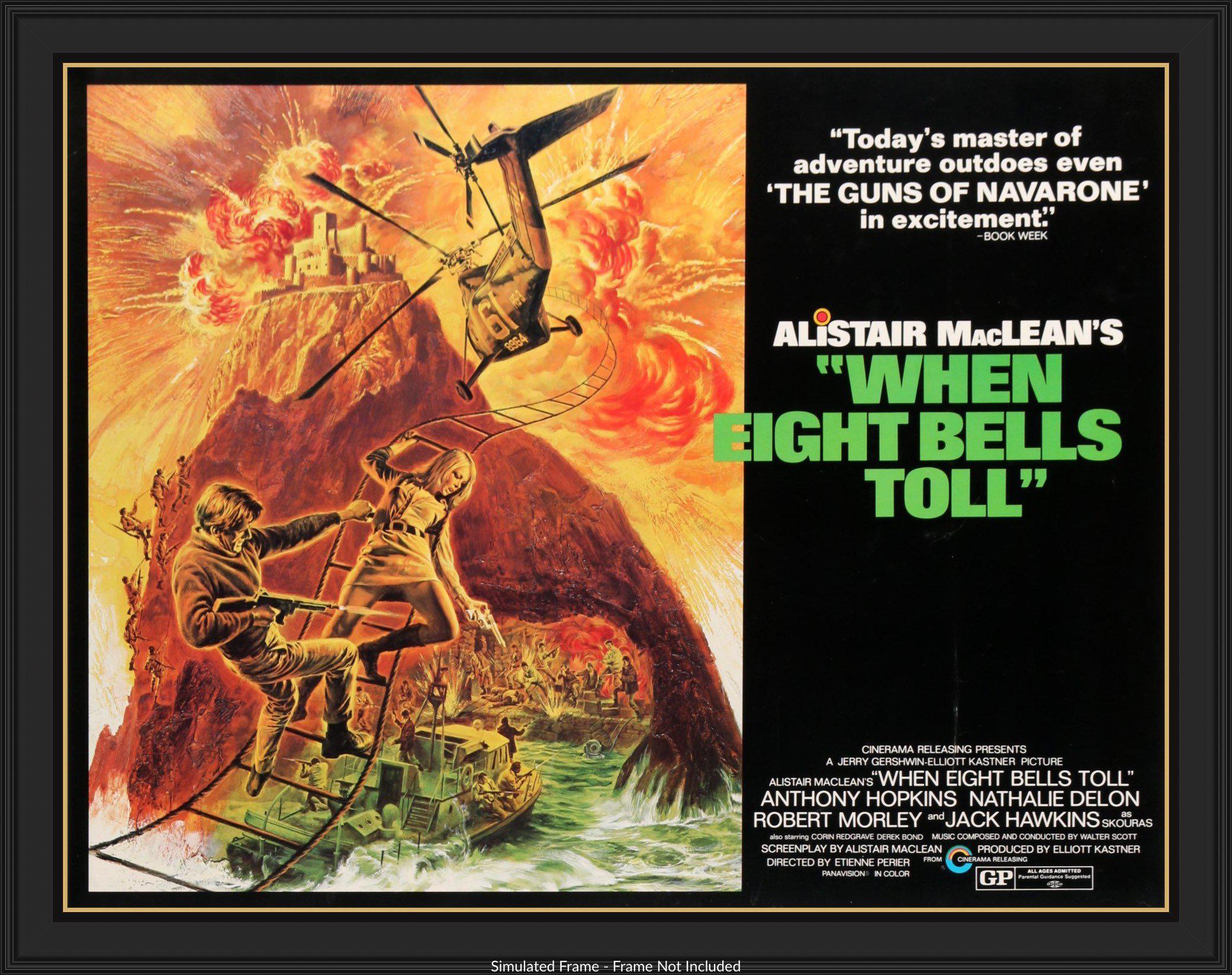 When Eight Bells Toll (1971) Original HalfSheet Movie Poster